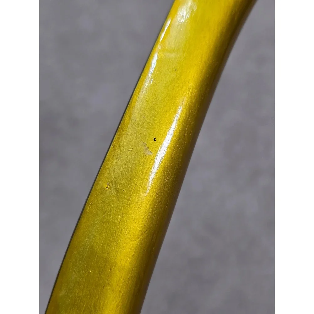 Vintage Russian Khokhloma Wooden Spoon Hand Painted Fish Folk Art Lacquer 14Inch